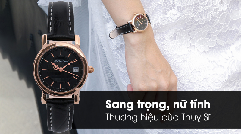 Đồng hồ Nữ Mathey Tissot D31186PN có thiết kế sang trọng