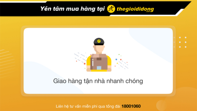 Mua online và giao hàng tận nơi nhanh chóng