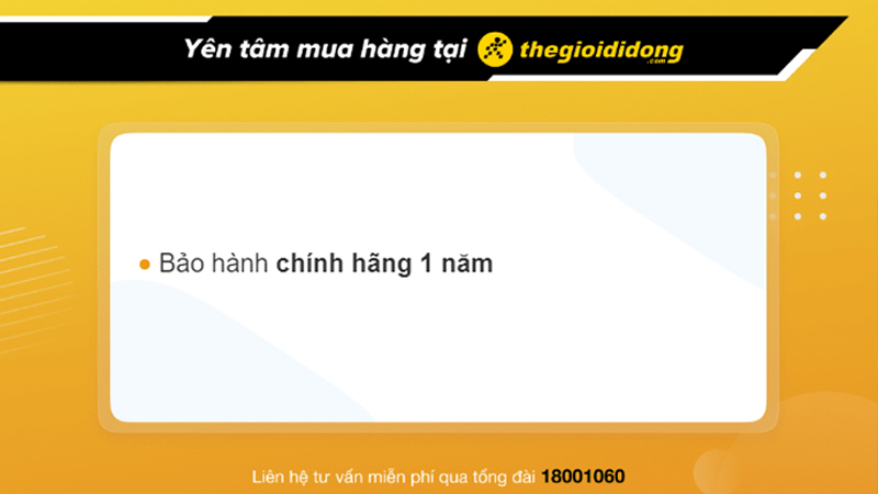 Chính sách bảo hành tại Thế Giới Di Động