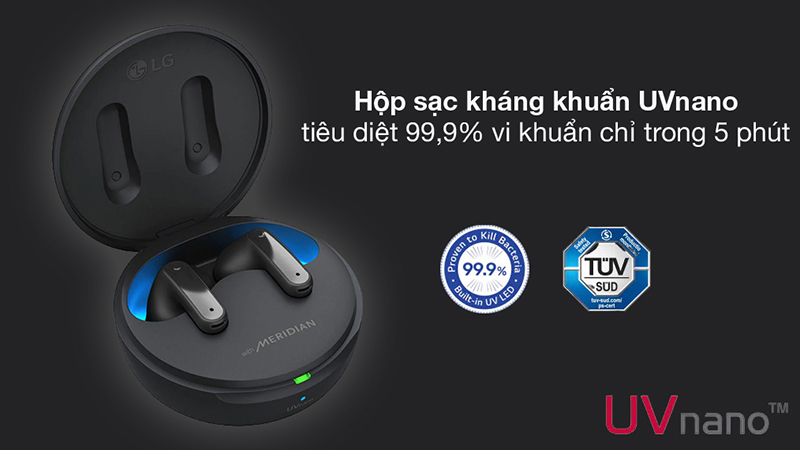 Hộp sạc của tai nghe LG TONE-FP8 