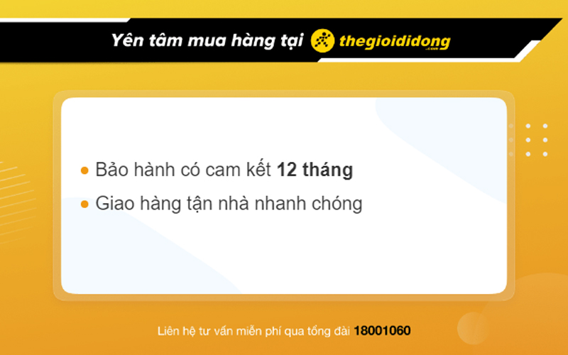 Chế độ bảo hành tại Thế Giới Di Động