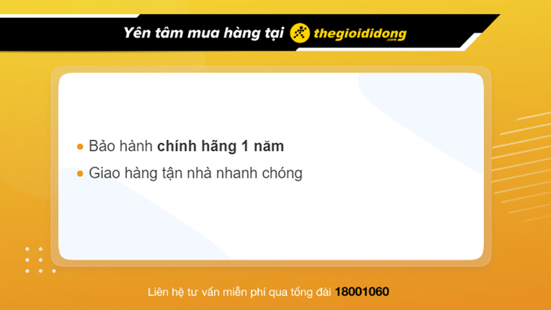 Chế độ bảo hành tại Thế Giới Di Động