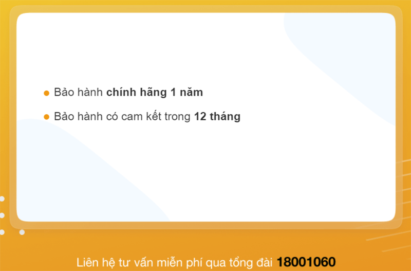 Chính sách bảo hành đồng hồ tại Thế Giới Di Động