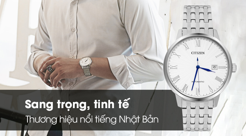 Đồng hồ nam Citizen NJ0080-50A mang nét tinh tế, sang trọng