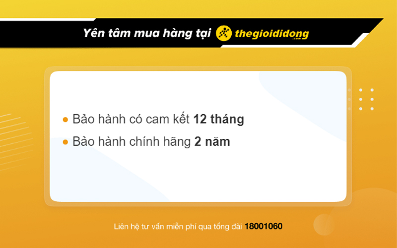 Chế độ bảo hành tại Thế Giới Di Động