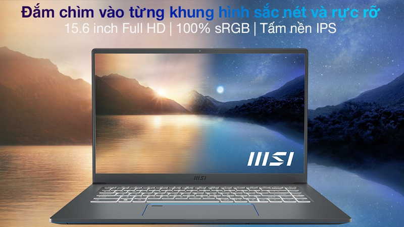 Màn hình laptop sở hữu nhiều công nghệ hiện đại