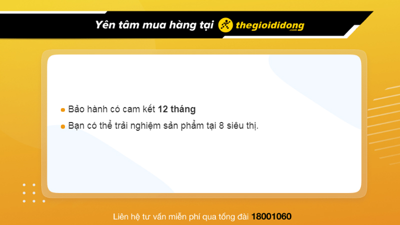 Chính sách bảo hành hấp dẫn