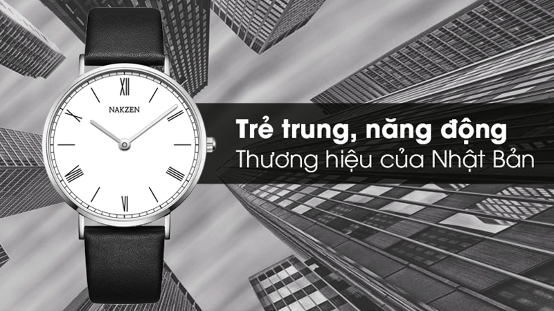 Nakzen SL9006G-7 có khóa cài được chế tác từ thép không gỉ, chống trầy tốt