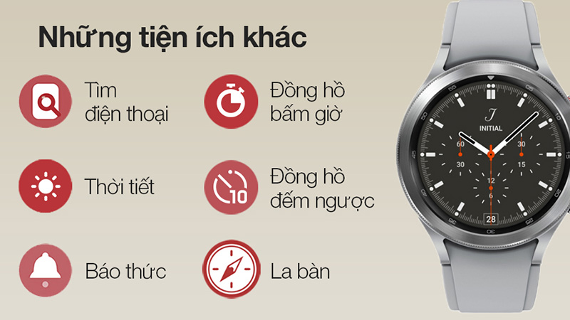 Samsung Galaxy Watch 4 được tích hợp nhiều tính năng 