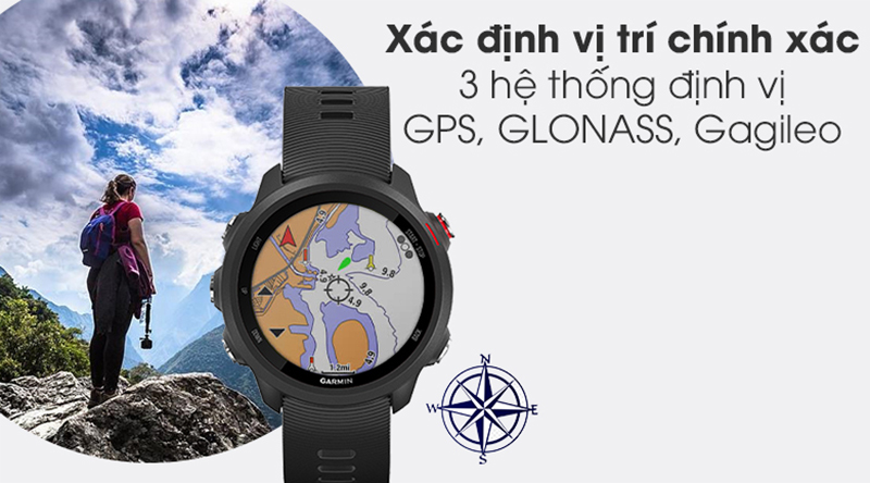 Chiếc đồng hồ thông minh này được trang bị các bộ cảm biến GPS