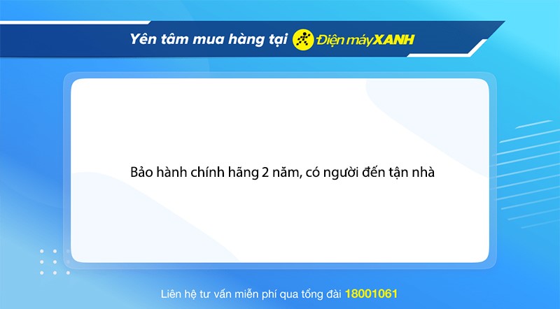 Chính sách bảo hành khi mua hàng tại Điện máy XANH