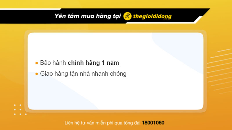 Chính sách khi mua đồng hồ thông minh tại Thế Giới Di Động