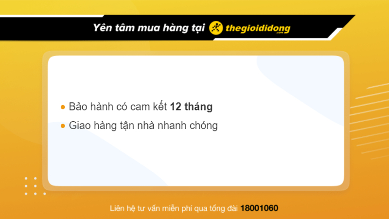 Chính sách bảo hành sản phẩm tại Thế Giới Di Động