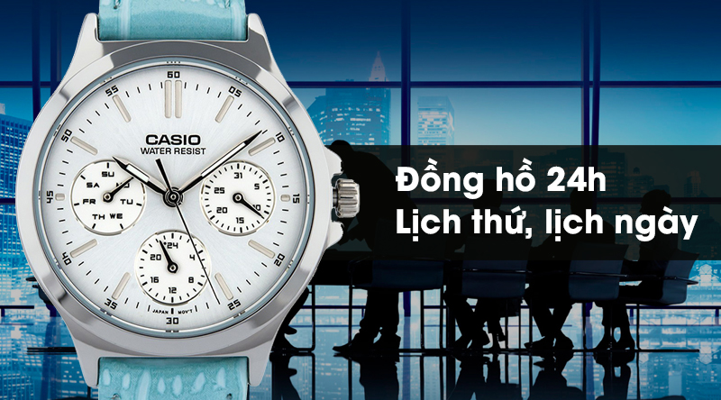 Ảnh minh họa đồng hồ Nữ Casio LTP-V300L-2AUDF