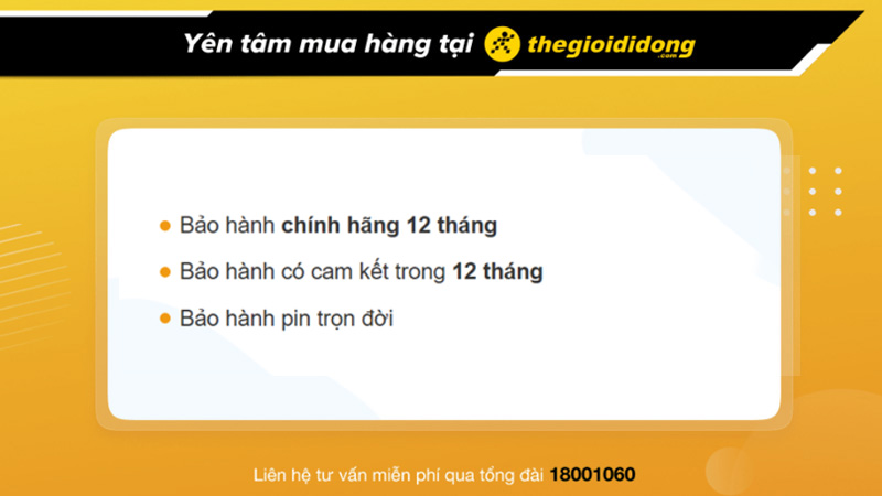 Chính sách bảo hành đồng hồ Rossini tại AvaJi - TGDĐ