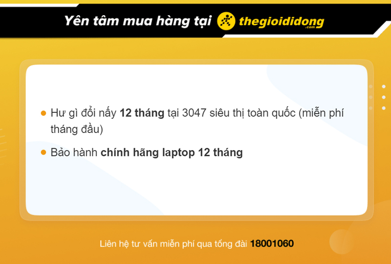 Chính sách bảo hành tại Thế Giới Di Động