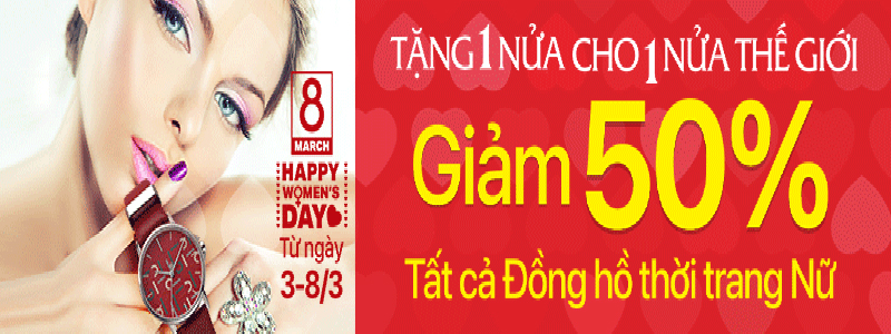 Khuyến mãi nhân dịp 8/3 tại TGDĐ