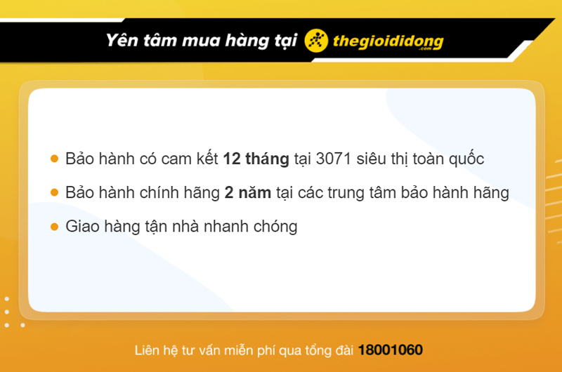 Chính sách bảo hành khi mua chuột máy tính tại TGDĐ