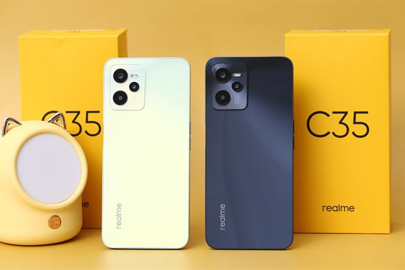 Điện thoại Realme C35 có vẻ ngoài thời thượng