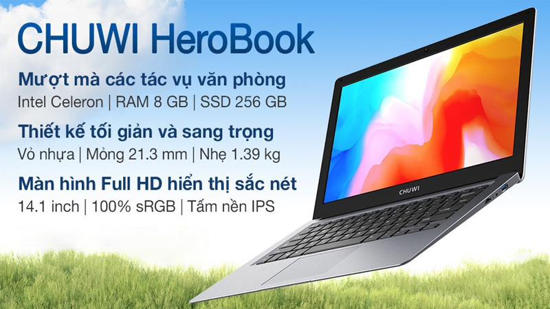 Laptop CHUWI HeroBook Pro N4020