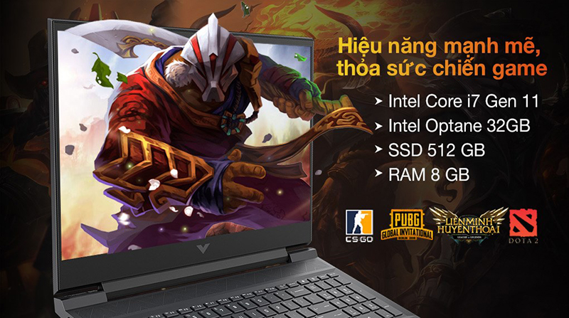 Laptop vừa có thiết kế mạnh mẽ vừa được trang bị hiệu năng đáng kinh ngạc