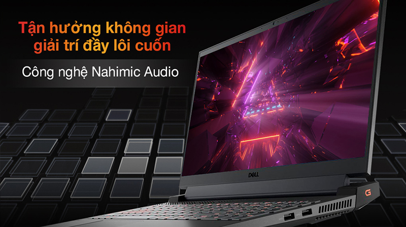 Công nghệ khử tiếng ồn Nahimic Audio được trang bị cho máy