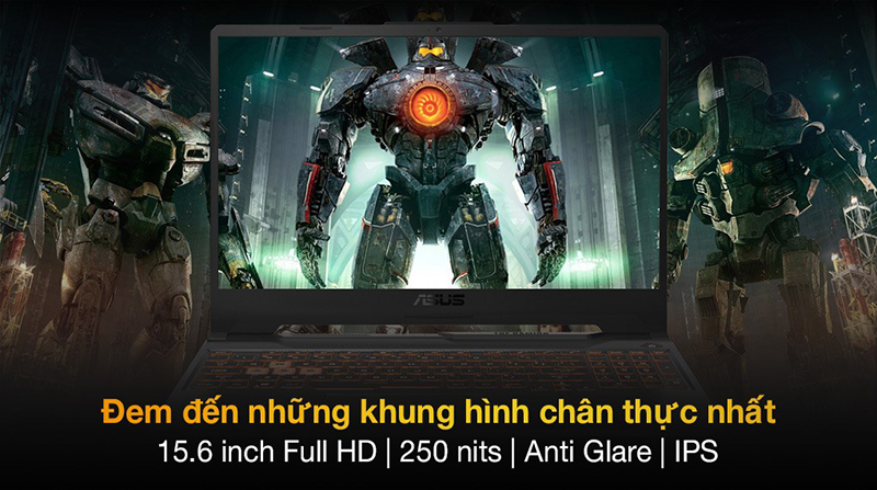 Máy có màn hình rộng 15.6 inch