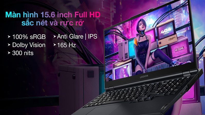 Màn hình rộng 15.6 inch cùng tấm nền IPS hiện đại