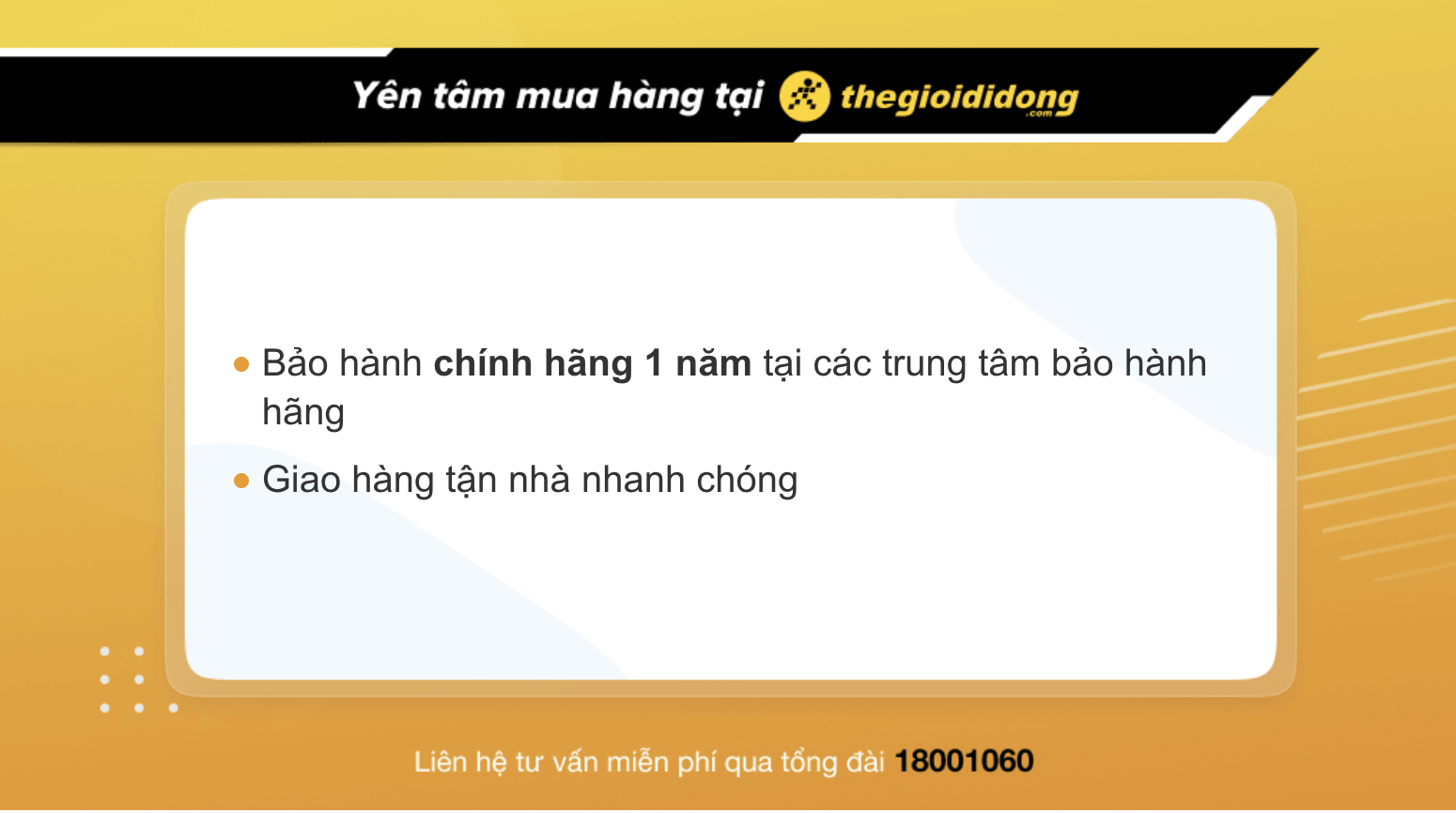 Chính sách bảo hành đồng hồ thông minh tại Thế Giới Di Động