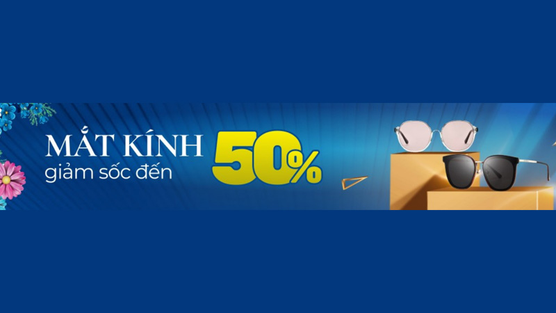 Những chiếc kính thời trang giảm giá lên đến 50%