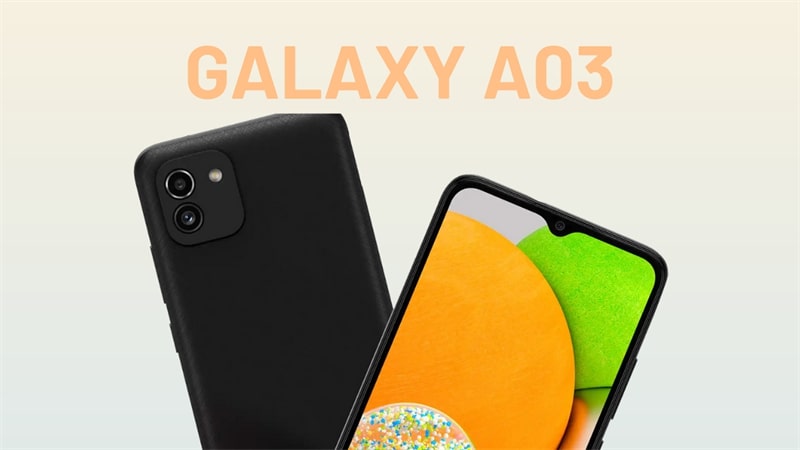 Samsung Galaxy A03 được ra mắt vào ngày 03/01/2021