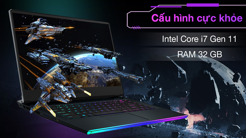 Laptop MSI Gaming GE66 Raider 11UH (259VN)