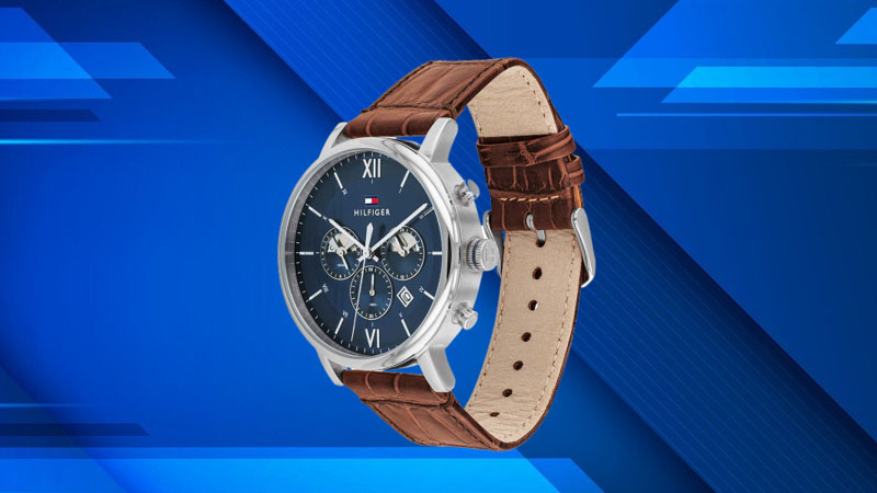 Đồng hồ nam Tommy Hilfiger 1710393 dây da với 3 mặt phụ sang trọng
