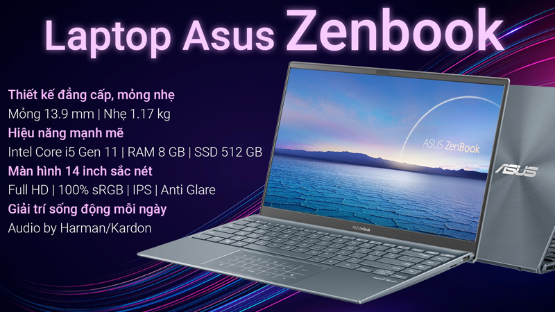 Laptop Asus ZenBook UX425EA i5 (KI839W)