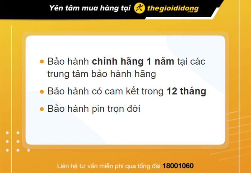 Chính sách bảo hành hấp dẫn