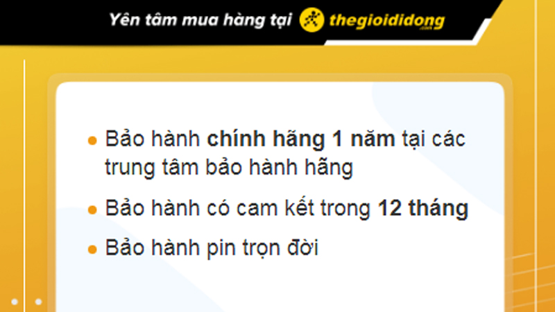 Chính sách bảo hành hấp dẫn