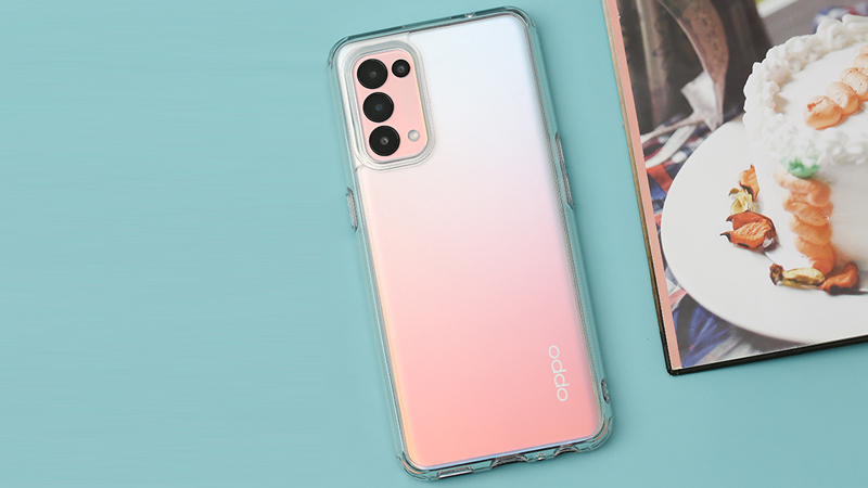 Ốp lưng Oppo Reno 5 Nhựa dẻo, Nhựa cứng Petal PC JM thời thượng, chịu lực tốt