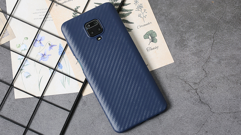 Ốp lưng Redmi Note 9s Nhựa dẻo Carbon Fibre TPU COSANO màu đẹp, ôm khít máy