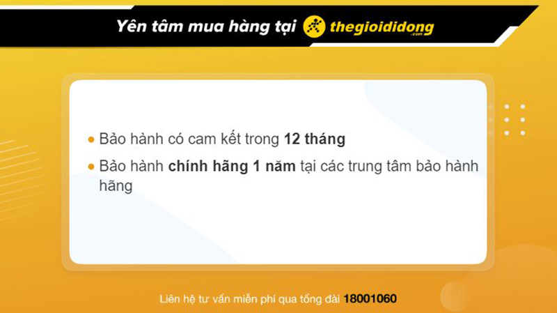 Chính sách bảo hành mắt kính tại Thế Giới Di Động