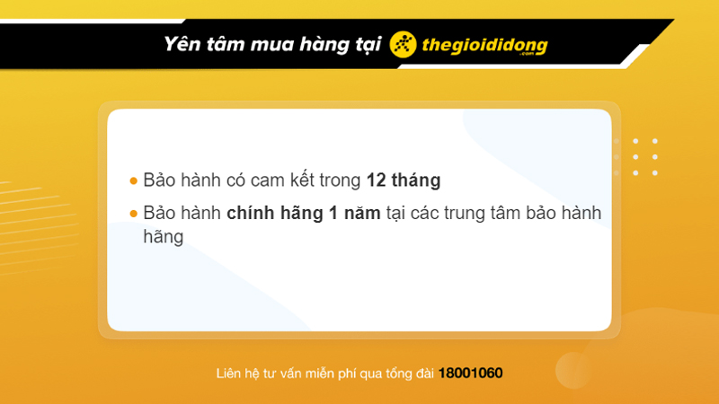 Chính sách bảo hành