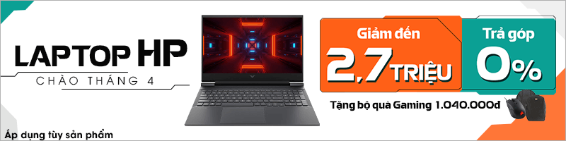Chương trình khuyến mãi laptop HP tại Thế Giới Di Động.