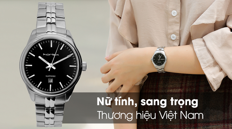 Thiết kế nữ tính cùng với màu bạc thanh lịch