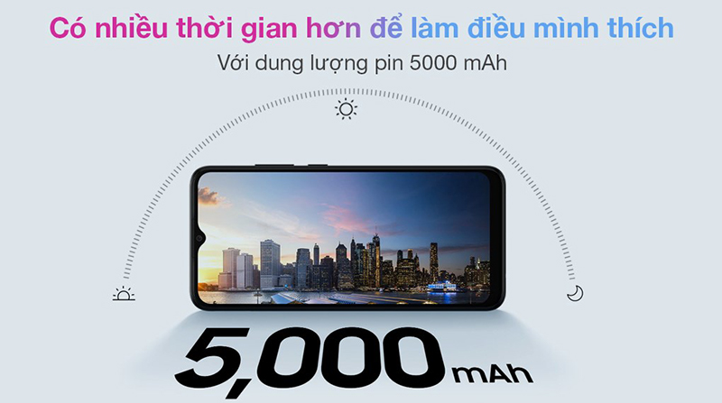 Là một chiếc điện thoại pin trâu giá rẻ