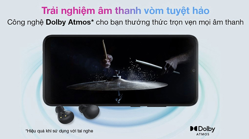 Hỗ trợ công nghệ âm thanh Dolby Atmos