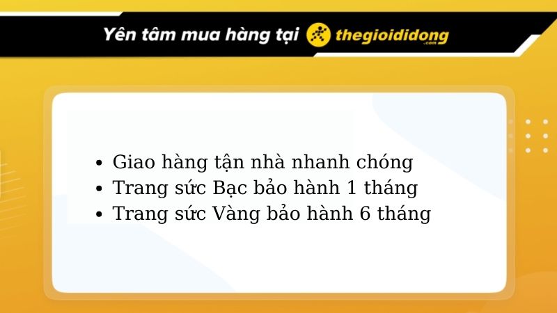 Chính sách bảo hành trang sức AVAJi