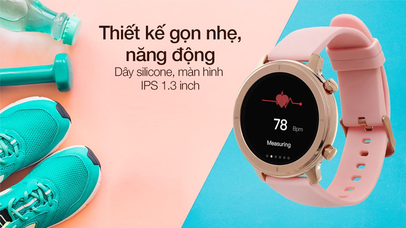 Đồng hồ mang phong cách thiết kế gọn nhẹ, năng động