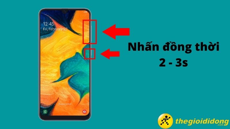 Sử dụng phím cứng vật lý