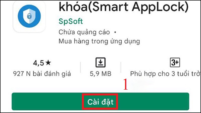 Tải ứng dụng Applock trên CH Play