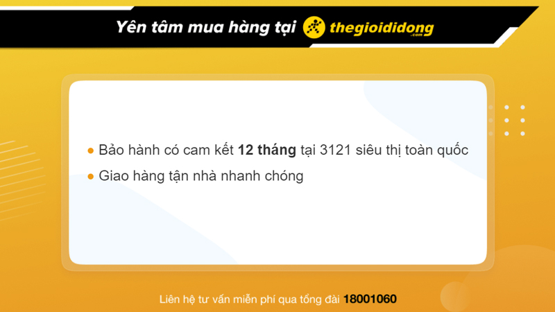 Chính sách bảo hành tai nghe Apple tại Thế Giới Di Động