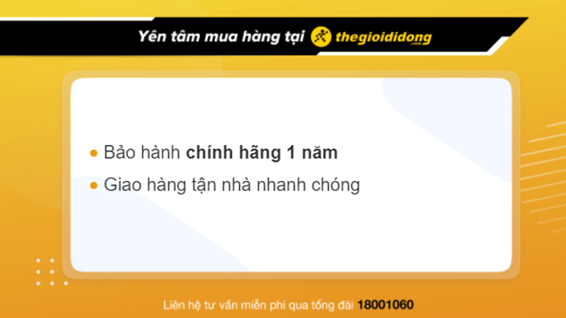 Chính sách bảo hành tại Thế Giới Di Động